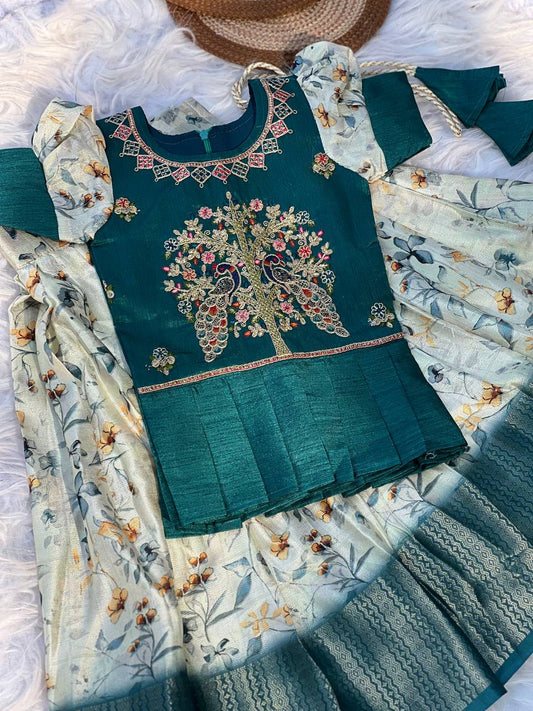 Desirable Pure Cotton Silk Lehengha Choli